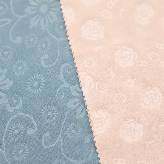 크레이프 염색 180d Cey Emboss 기류의 고품질 디자인 스카프 용 우아한 직물 분쇄 직물