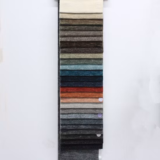 홈 텍스타일 및 의자용 셔닐 및 자카드 폴리에스테르 소파 패브릭